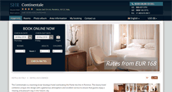 Desktop Screenshot of continentalehotelflorence.com